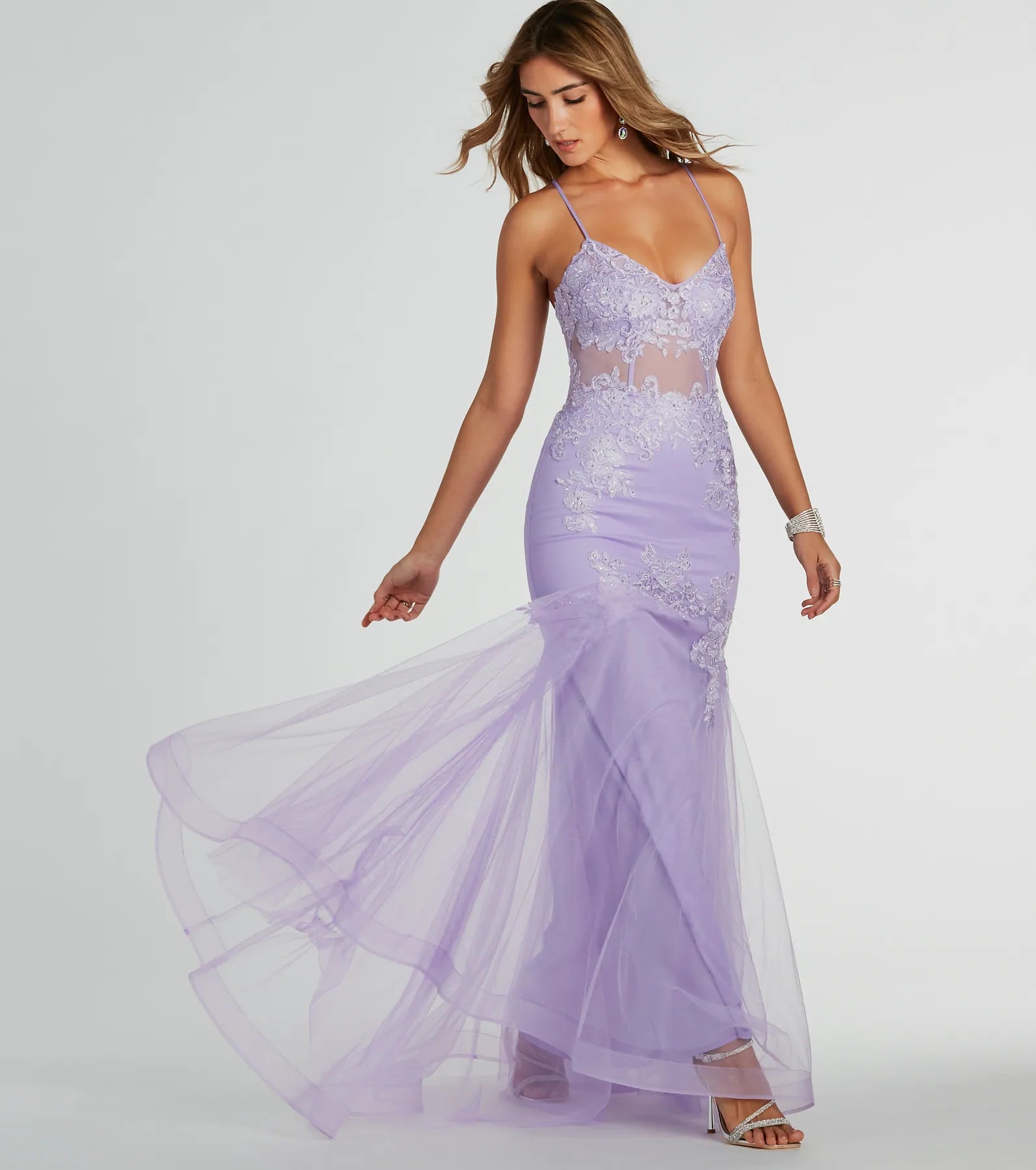 Jenika Formal Embroidered Ball Gown