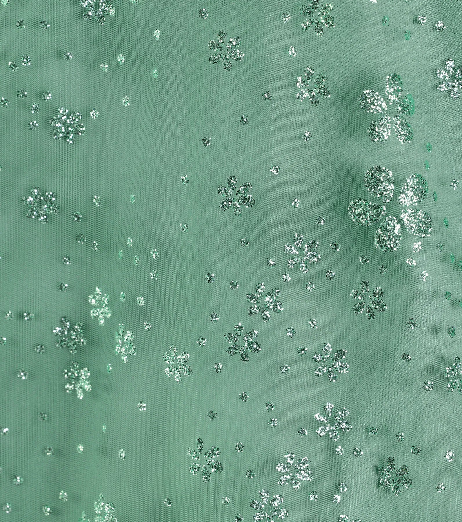 Adrienne Corset A-Line Glitter Mesh Ball Gown