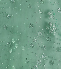 Adrienne Corset A-Line Glitter Mesh Ball Gown