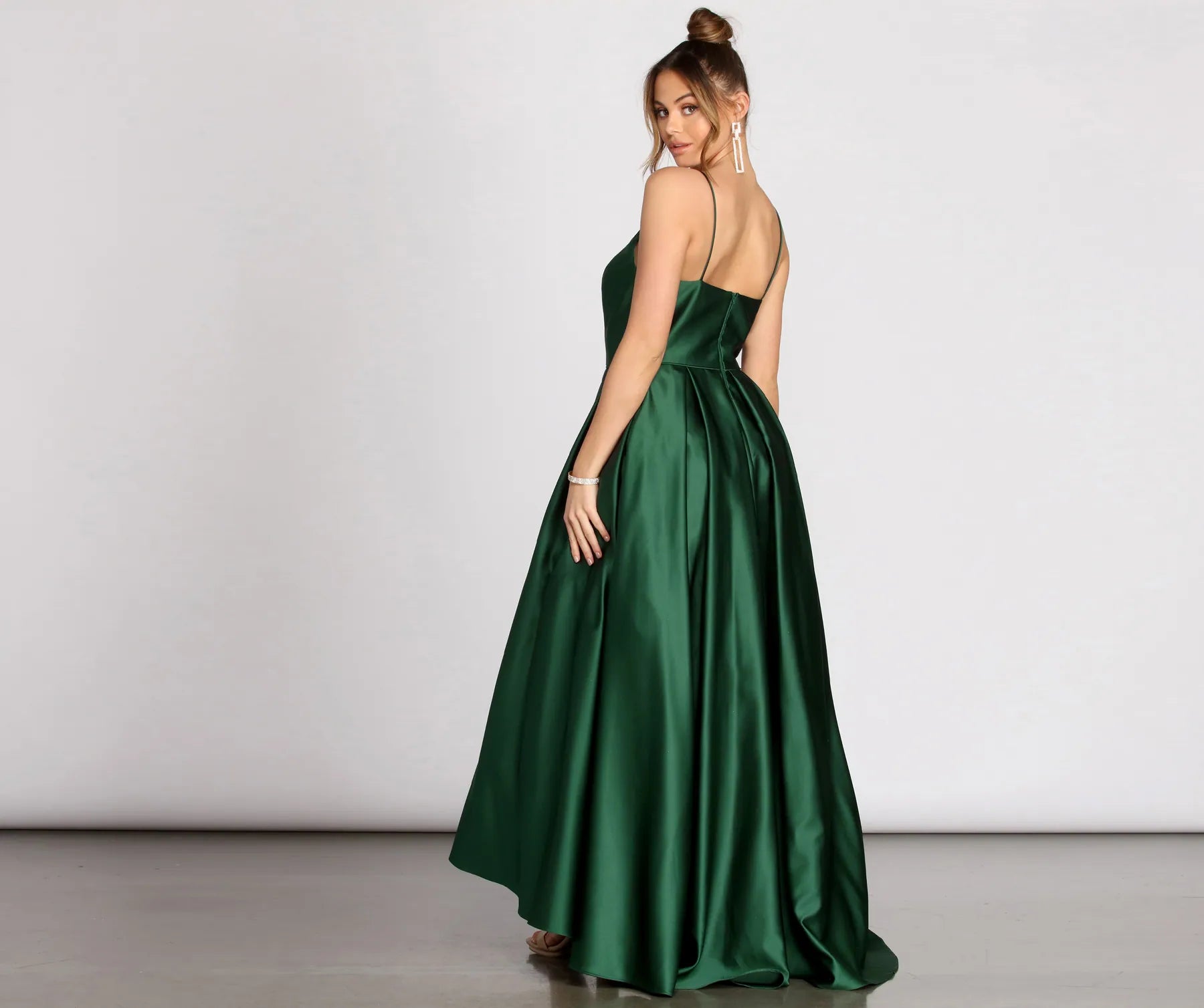 Harper Formal Satin Ball Gown