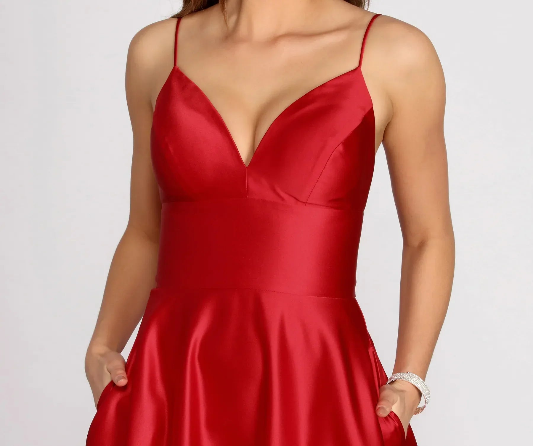 Mary-Kate Satin Ball Gown