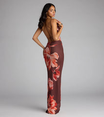 She's A Wildflower Strappy Back Maxi Dress