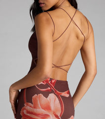 She's A Wildflower Strappy Back Maxi Dress