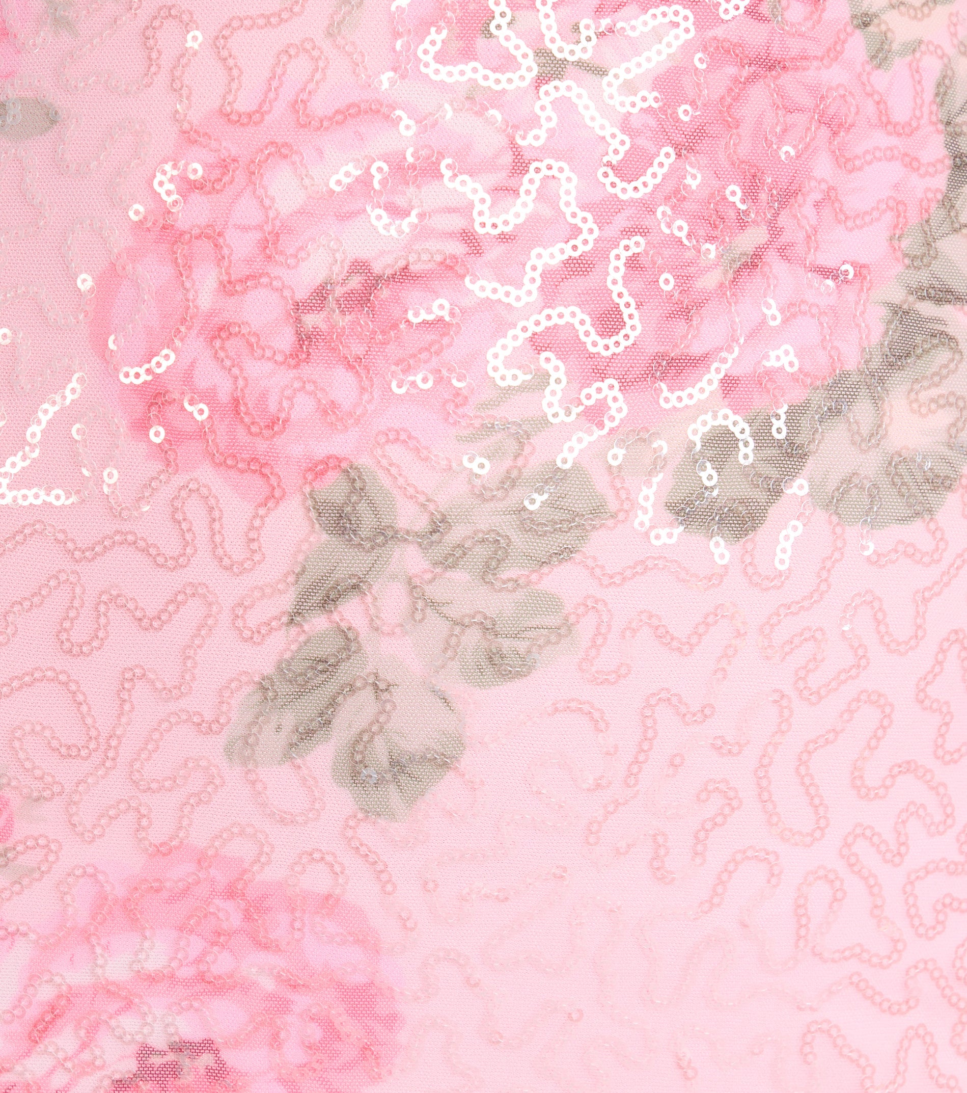 Pretty In Bloom Sequin Floral Strapless Mini Dress