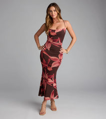Bloom and Own It Floral Strappy Maxi Dress