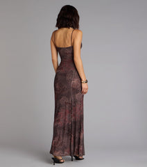 Into the Wild Leopard Maxi Dress