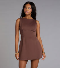 Back to Chic A-Line Mini Dress