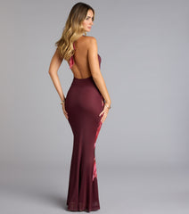 Wine And Dine Floral Open Back Maxi Dress
