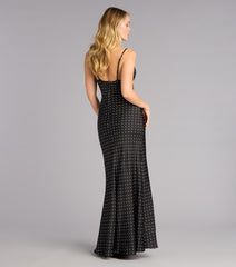 Effortless Allure Satin Polka Dot Maxi Dress