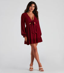 Chic Airy Chiffon Skater Dress