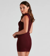 Elevated And Chic Mini Dress