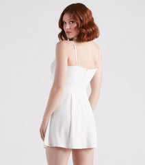 True Staple Short Skater Dress