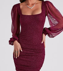 Glam Up The Night Glitter Mini Dress