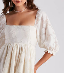 Extra Flair Floral Skater Dress