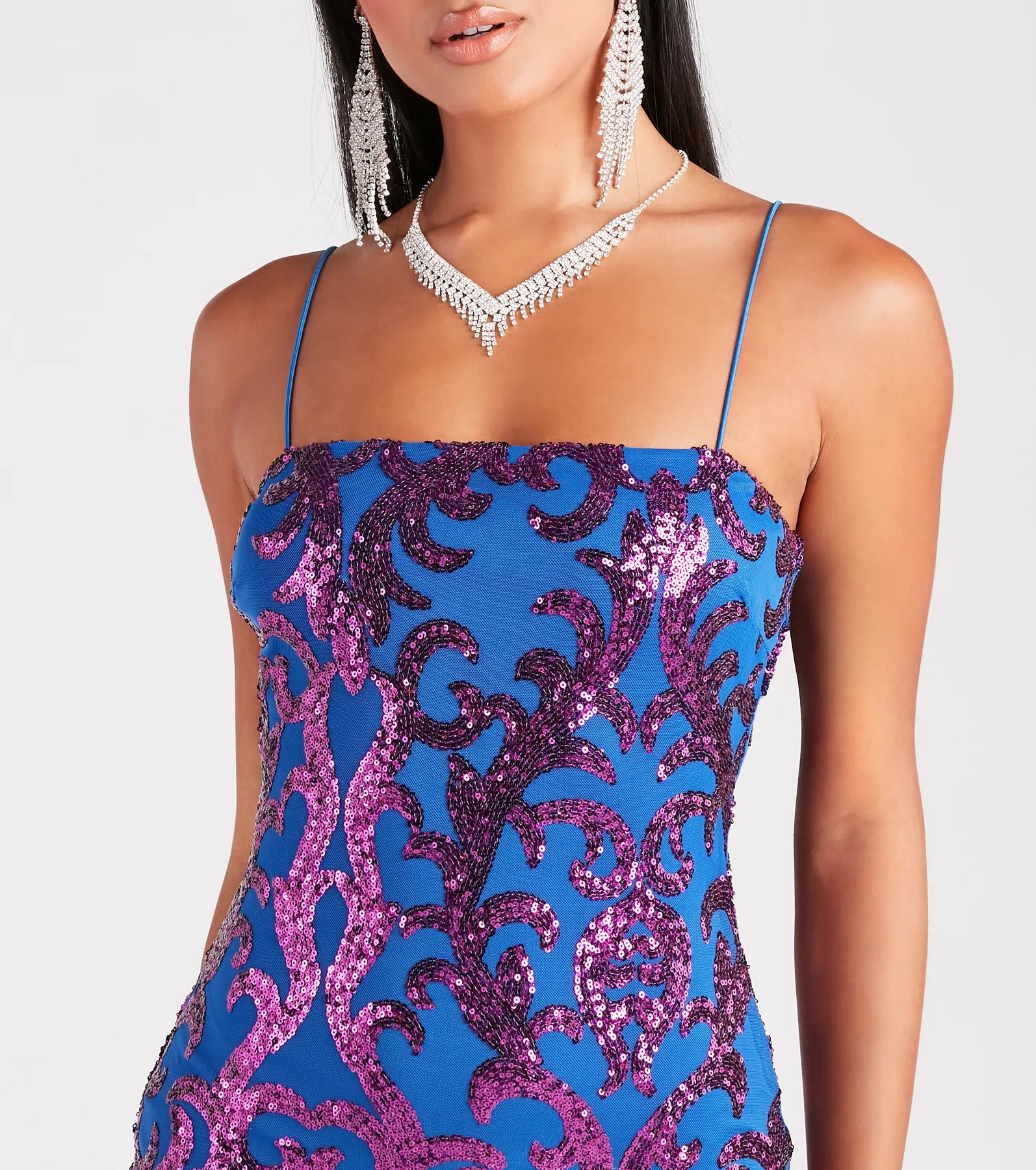Live It Up Sequin Mini Dress
