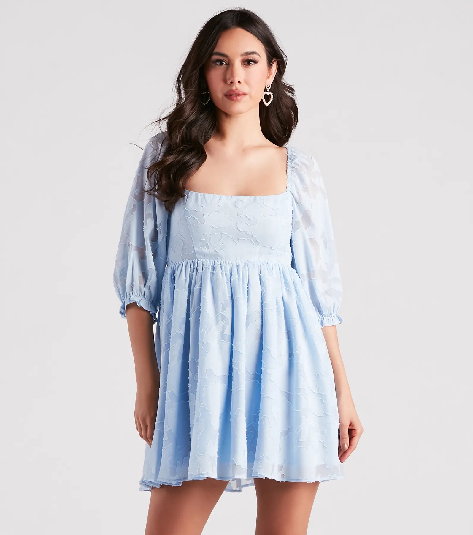 Extra Flair Floral Skater Dress