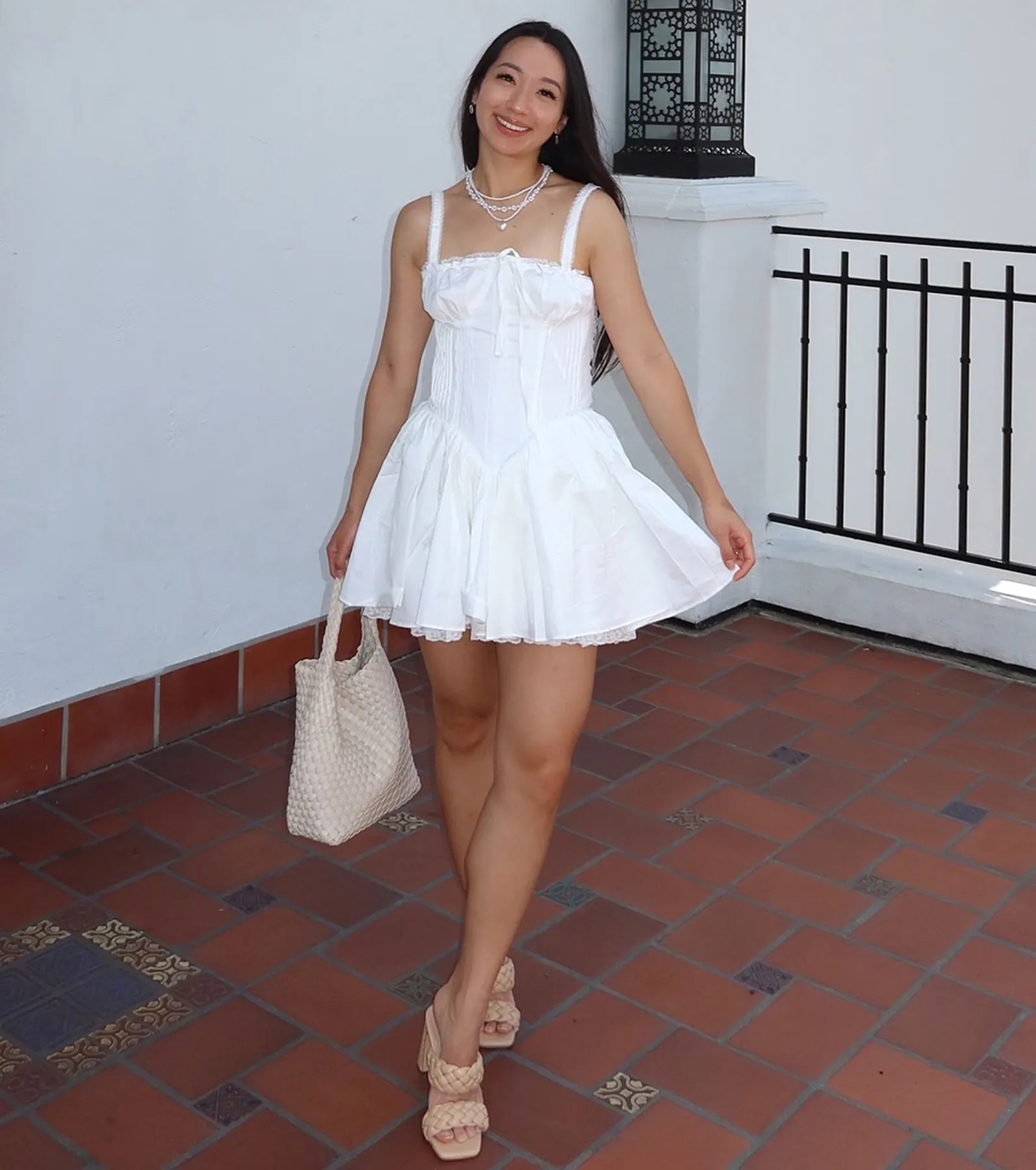 So Darling Woven Drop-Waist Skater Dress