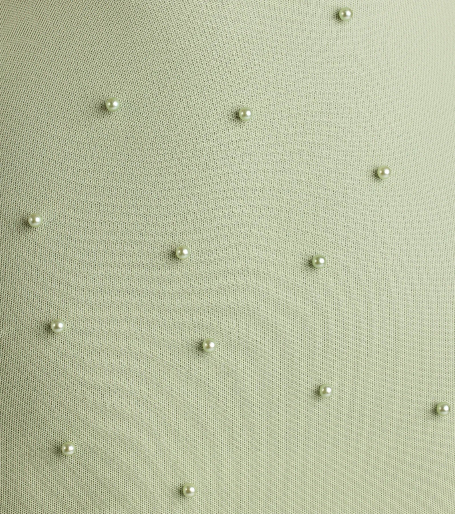 Pearl Babe Off-The-Shoulder Midi Dress