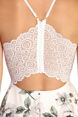 Spring Vibes Floral Skater Dress