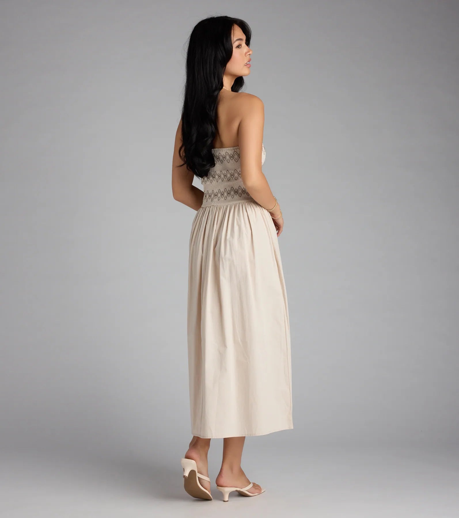 Effortless Days A-Line Midi Tube Dress