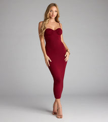 Heartbreaker Hourglass Midi Dress
