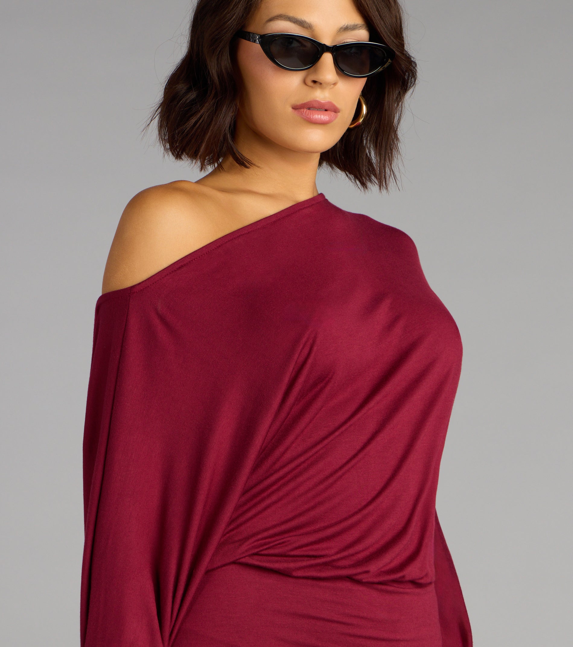 Behind The Scenes Long Sleeve Mini Dress