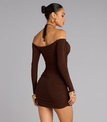 Sweet Intentions Halter Mini Dress