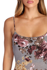 Floral Frenzy Open Back Maxi