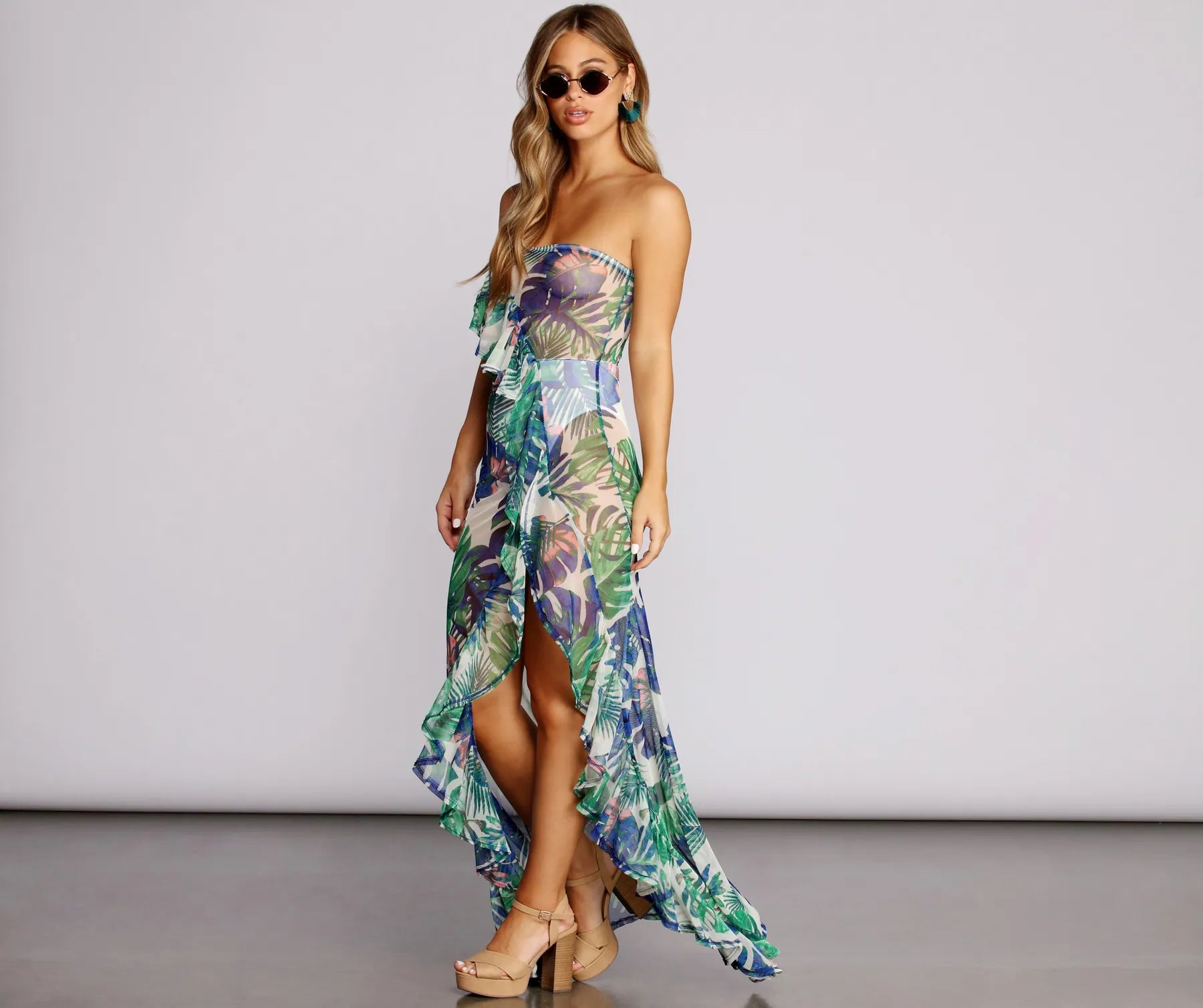 Life's A Beach Mesh Dress