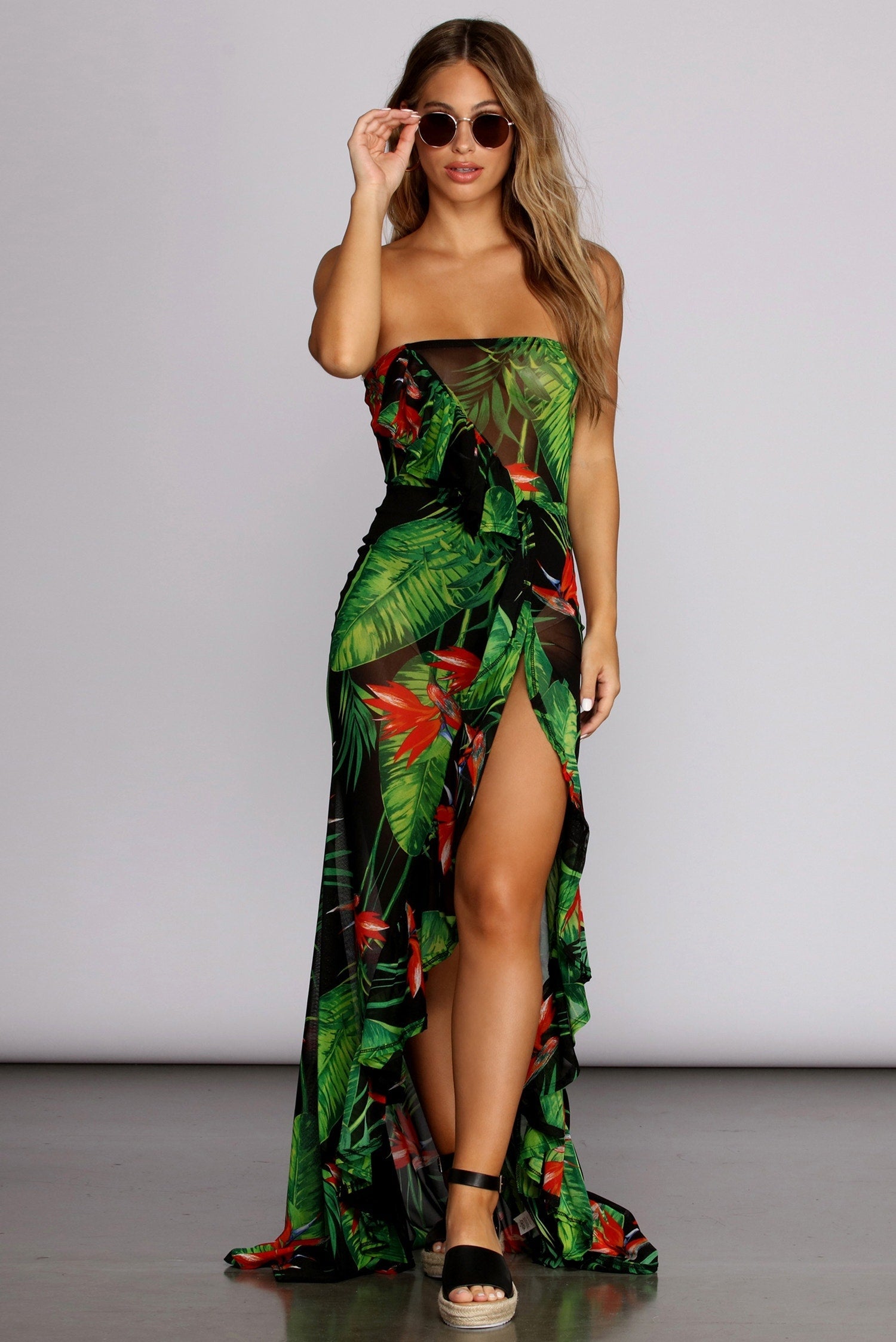 Life's A Beach Mesh Dress