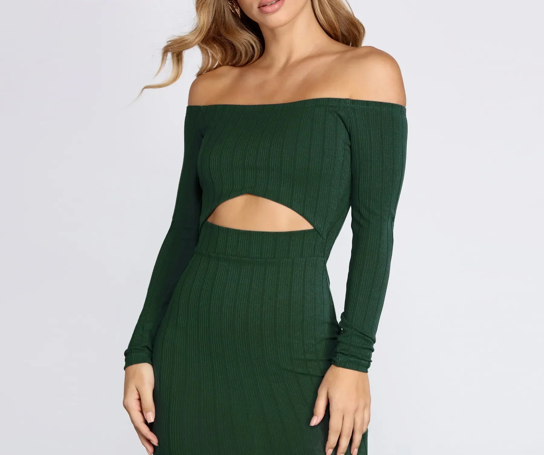 Casual Cut Out Mini Dress