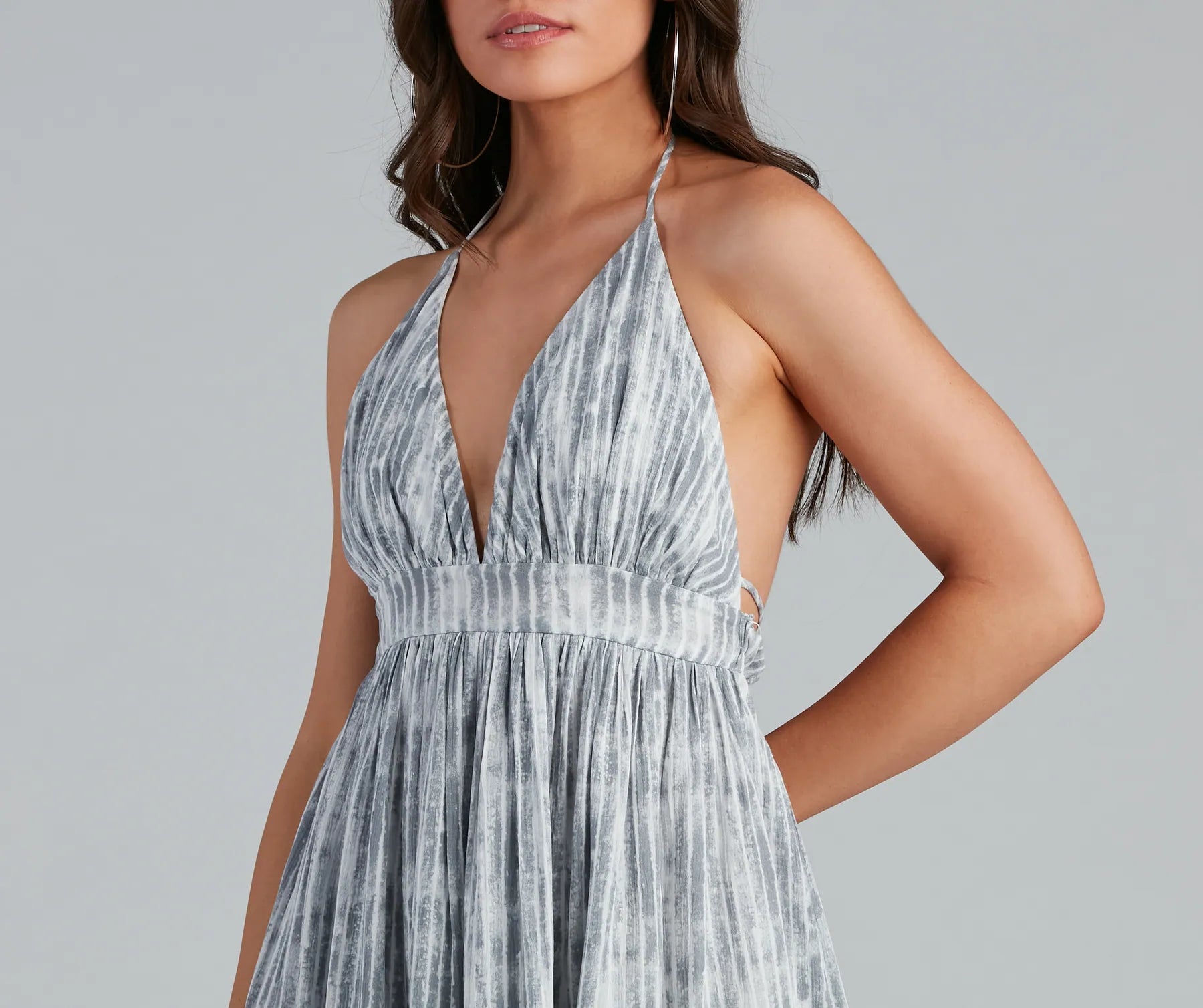 Free-Spirited Darling Tie-Dye Mini Dress