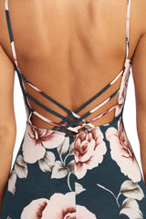 Laced In Floral Maxi Dress