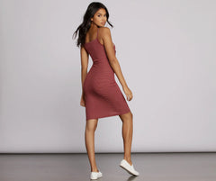 Miss Midi Striped Dress