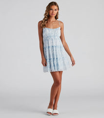 Sway With Me Floral Chiffon Dress