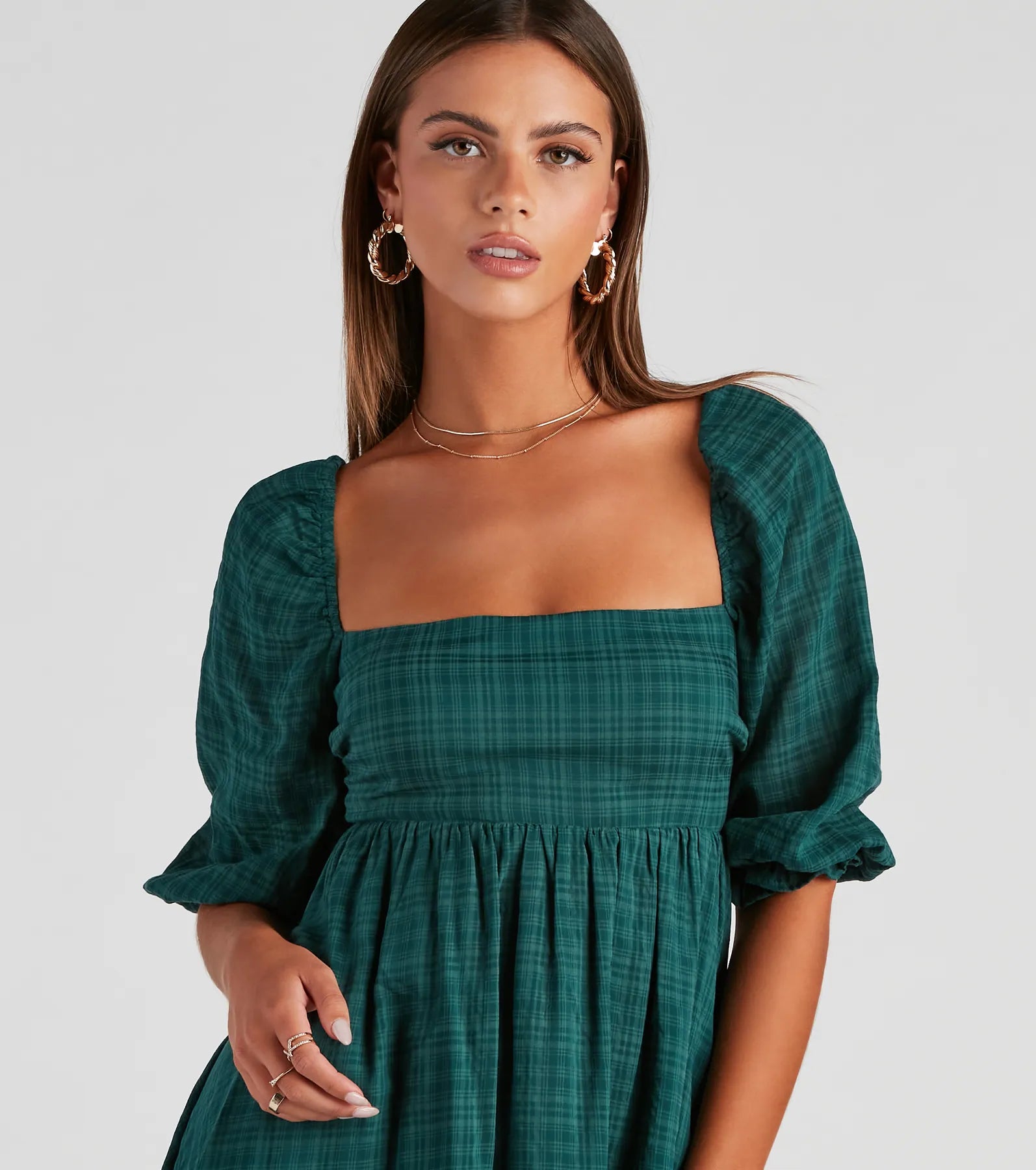 Give A Twirl Linen Skater Dress