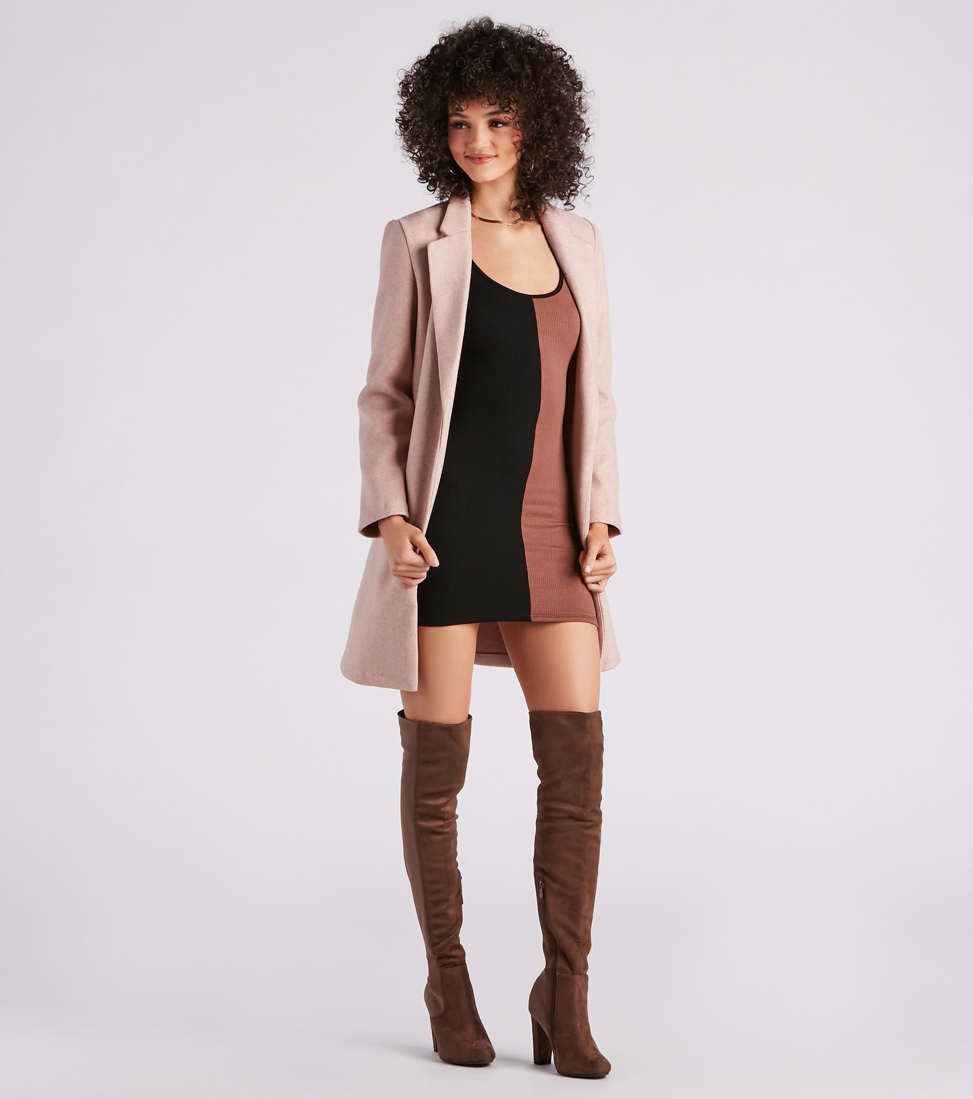 Seasonal Surprise Color Block Dress