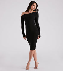 Time To Slay Bodycon Midi Dress