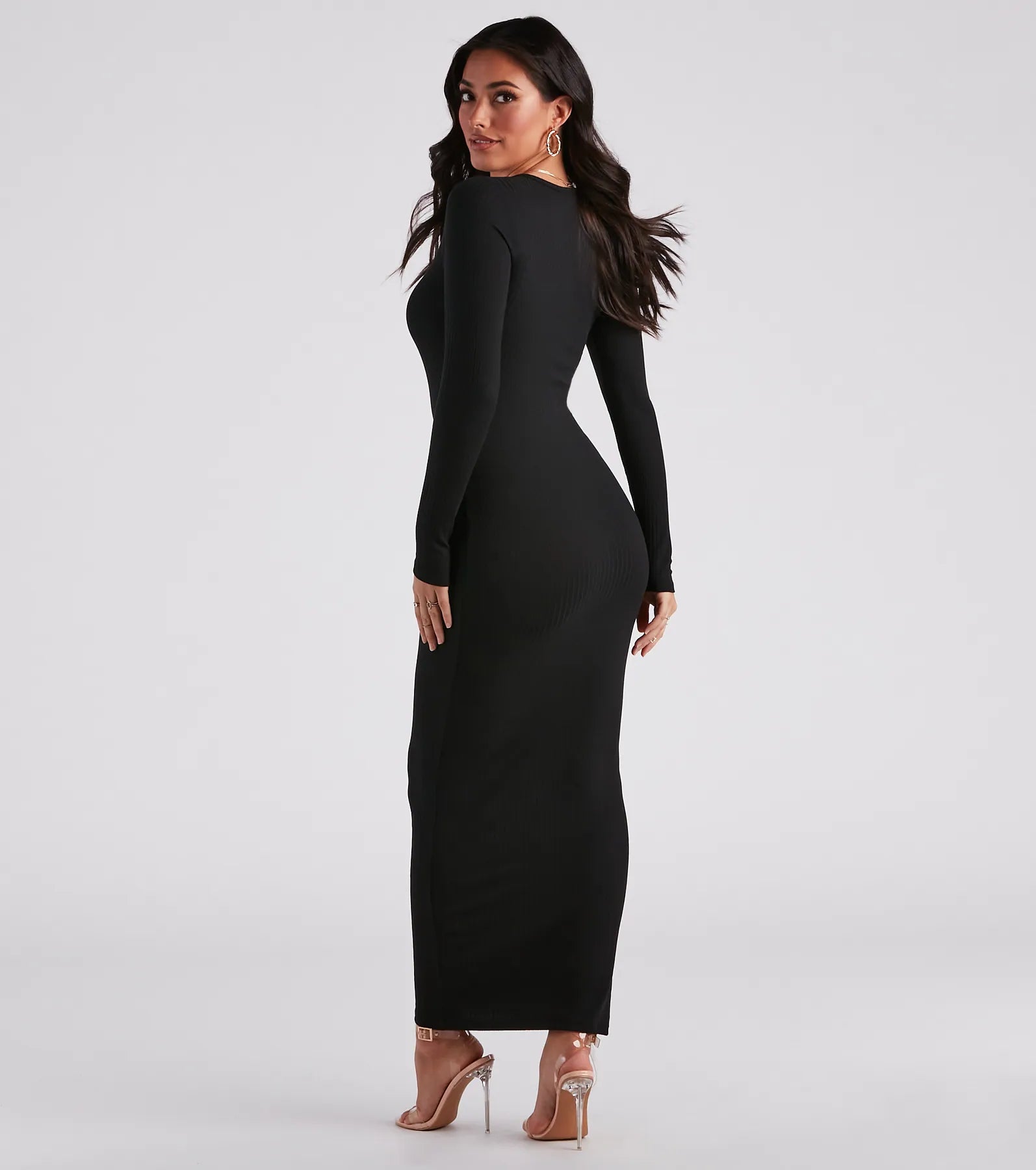 First Pick Henley Knit Maxi Dress