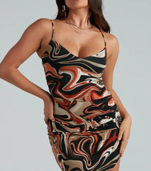 Gorgeous Muse Asymmetrical Midi Dress