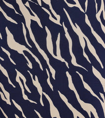 Wild For Style Strapless Zebra Print Midi Dress