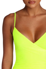 Mesmerize In Mesh Mini Dress