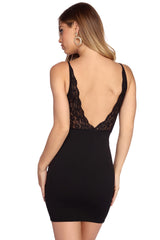 Show It Off Backless Mini Dress