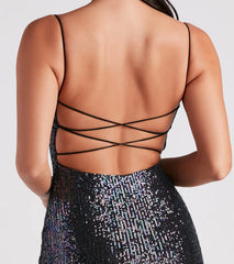 Speak My Language Sequin Dress