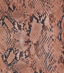 Wildly Charming Snake Print Crop Top