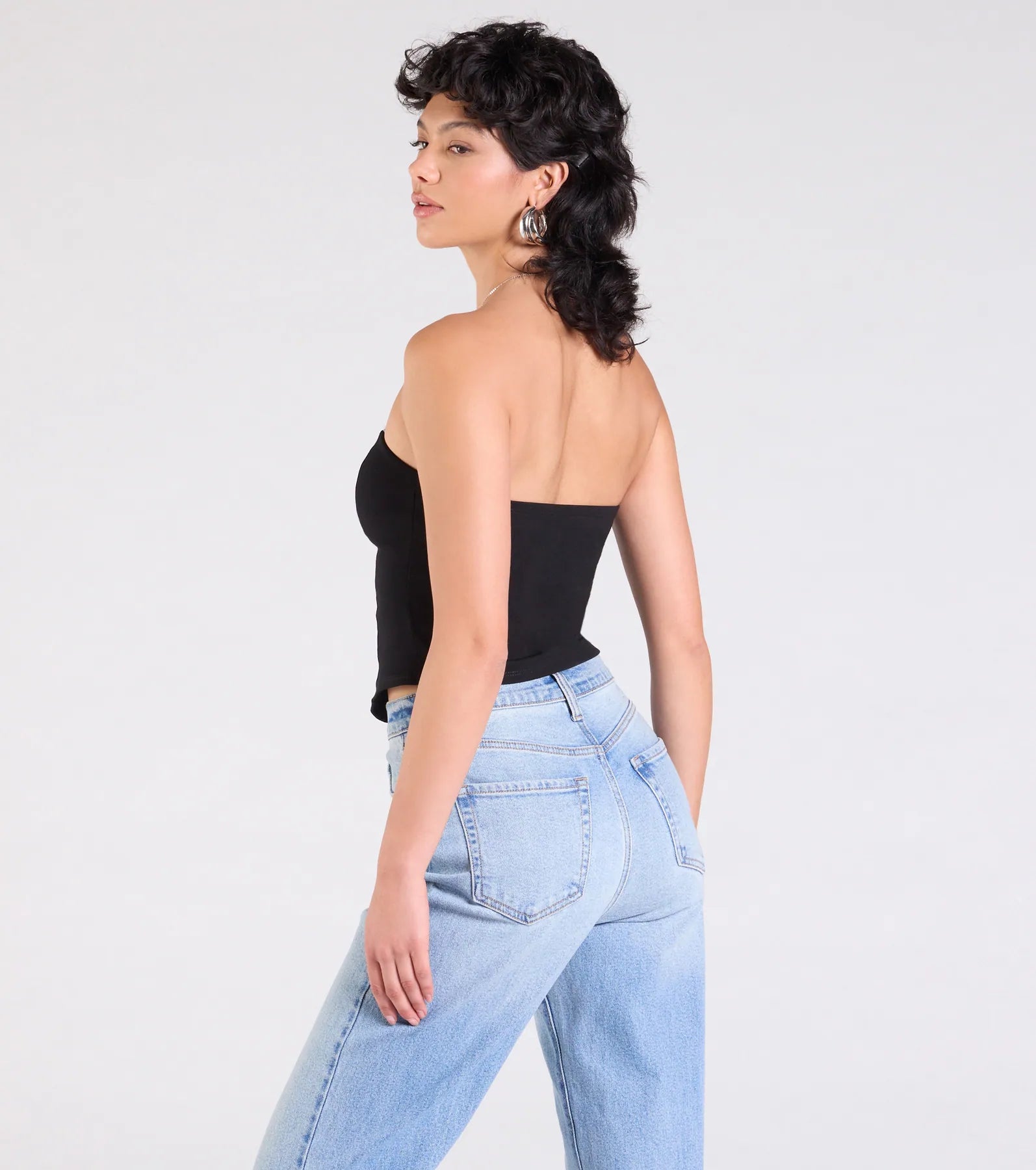 Lookin' Cute Bow-Trim Cutout Top