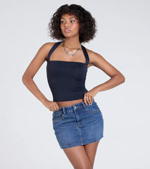 Essential Energy Halter Crop Top