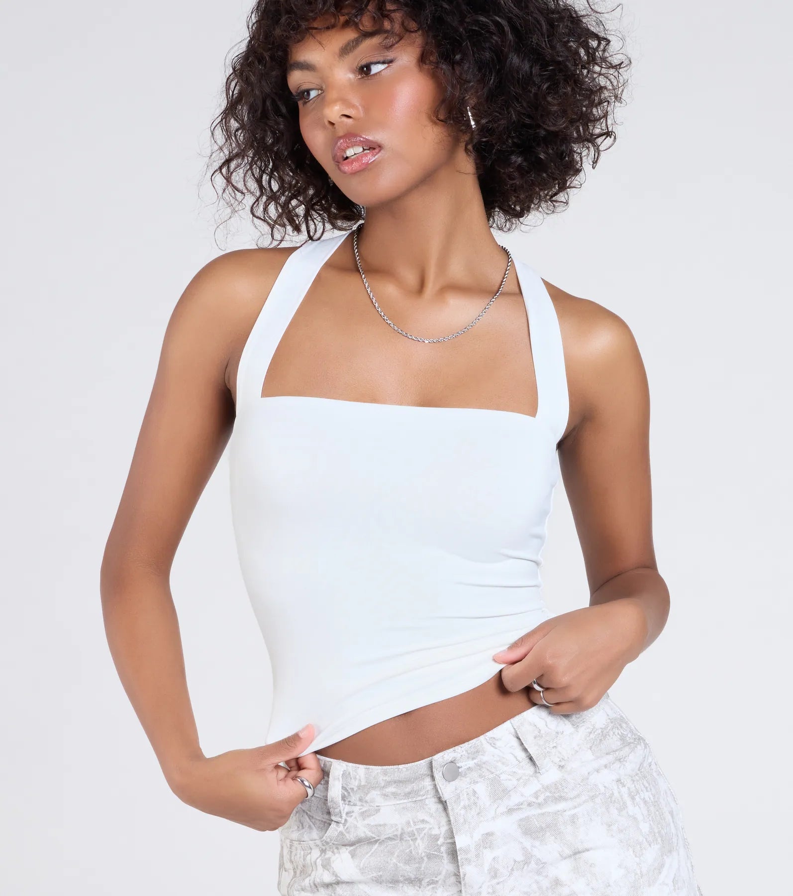 Essential Energy Halter Crop Top