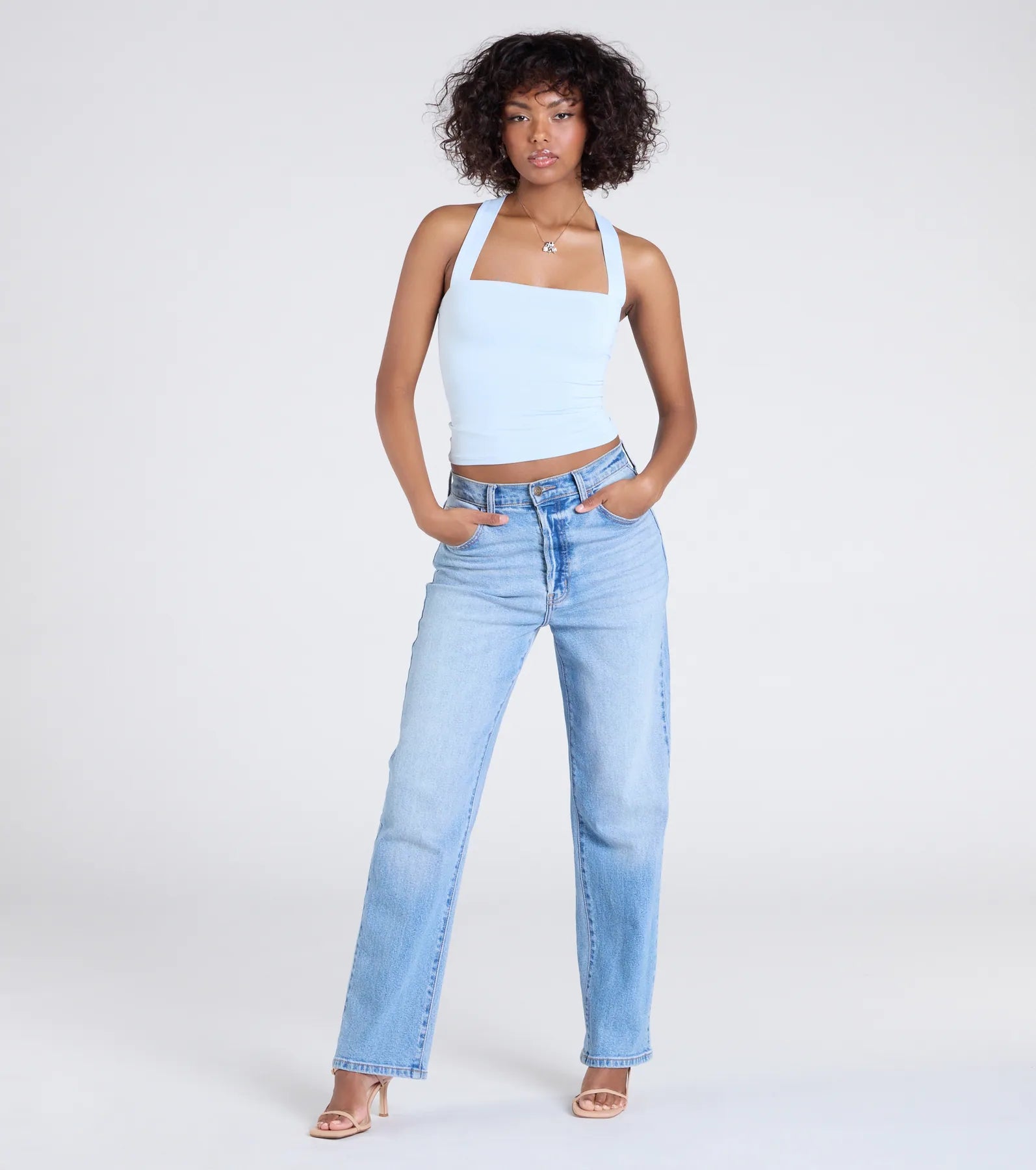 Essential Energy Halter Crop Top