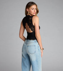 Laced and Unbothered Crop Top